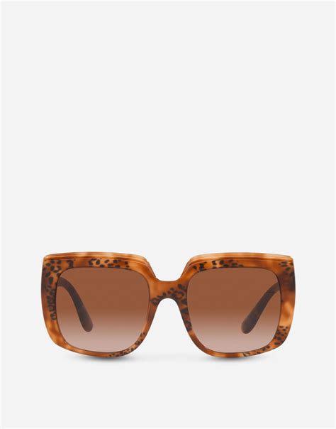 Sonnenbrille New Print in Leopard